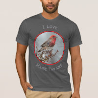 House Finch in Snow - Original Photograph