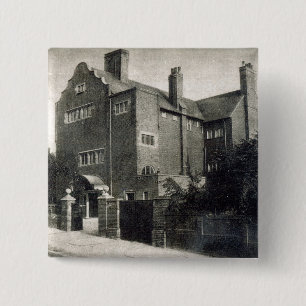 House for Edwin Long 15 Cm Square Badge