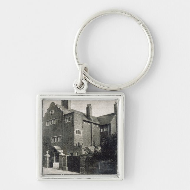 House for Edwin Long Key Ring (Front)
