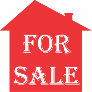 HOUSE FOR SALE STANDING PHOTO SCULPTURE