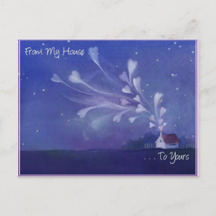 House Full of Love - Valentine Holiday Postcard