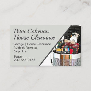 House Garage Clearance Business Card