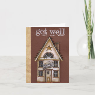 House Get Well Soon Card