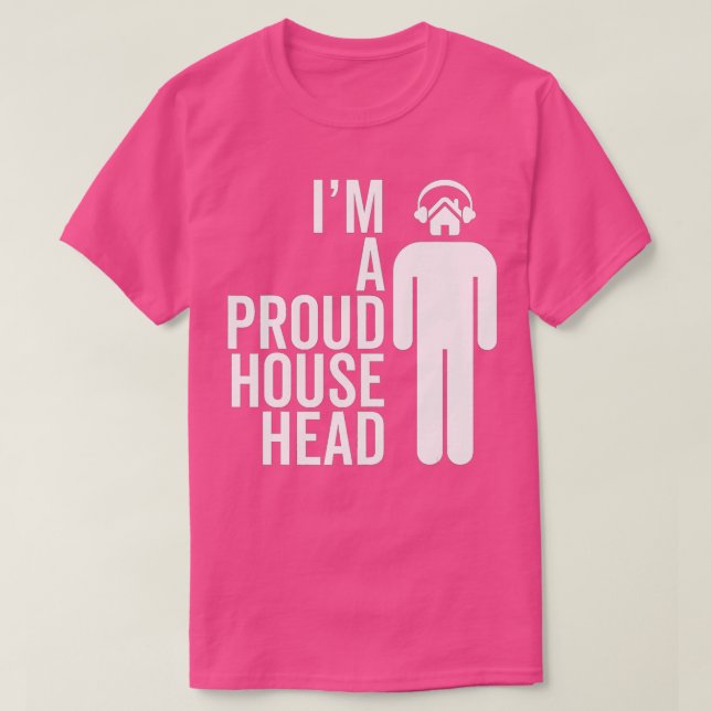 House Head  House Music DJ Rave Outfit  T-Shirt (Design Front)