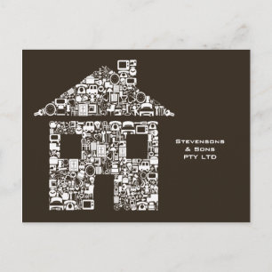 House Home Business Promotional Marketing Card