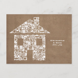 House Home Business Promotional Marketing Card