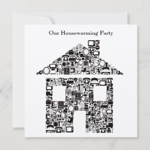 House Home Housewarming Party Invitation