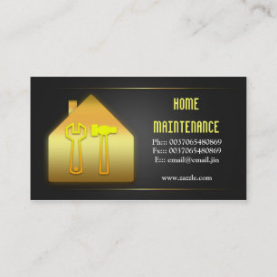 house home maintenance business cards