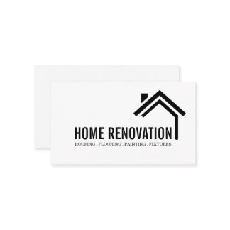 House Home Remodeling Renovation Construction Busi Business Card