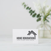 House Home Remodeling Renovation Construction Business Card (Standing Front)