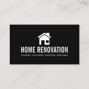 House Home Remodeling Renovation Construction Business Card