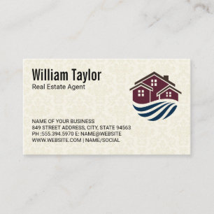 House Icon   Real Estate  Business Card