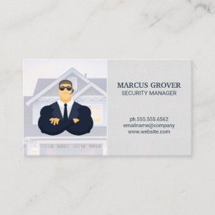House Image   Security Guard Icon Business Card