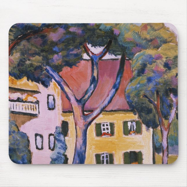 House in a Landscape Mouse Mat (Front)