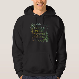 House in Dont Bother to Clean Mom Joke Mother Pun  Hoodie