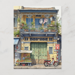 House in Ho Chi Minh City Postcard
