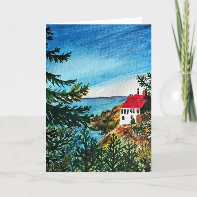 House in Oregon on Seaside Card (Front)