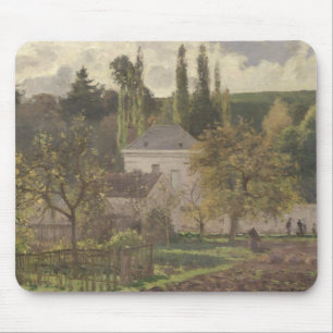 House in the Hermitage, Pontoise, 1873 Mouse Mat