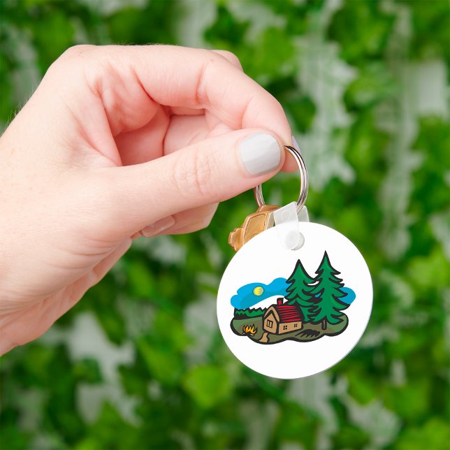 House In The Woods Key Ring (Creator Uploaded)