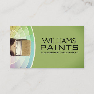 House Interior and Exterior Painter Business Card