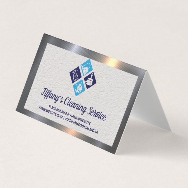 House Keeping Clean Services Business Card (Front)