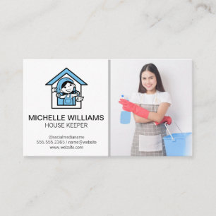 House Keeping Logo House Keeper Business Card