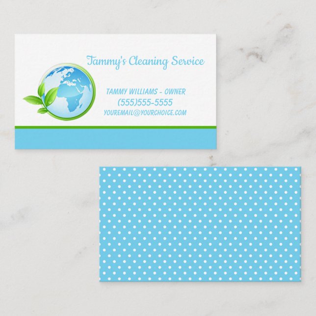 House Keeping Service  Business Card (Front/Back)