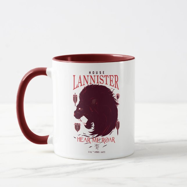 House Lannister - Hear Me Roar Mug (Left)