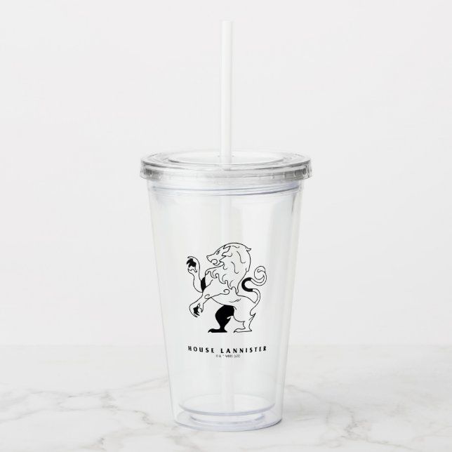House Lannister Icon Acrylic Tumbler (Front)