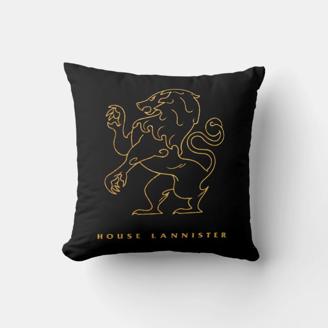 House Lannister Icon Cushion (Front)