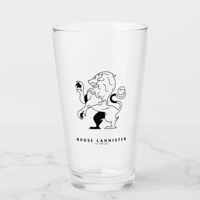 House Lannister Icon Glass (Front)