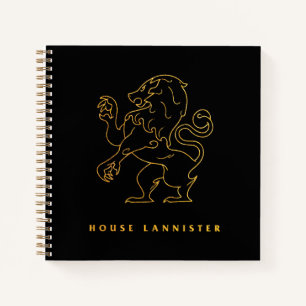 House Lannister Icon Notebook