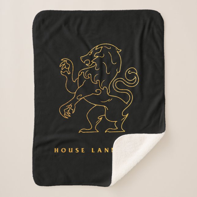 House Lannister Icon Sherpa Blanket (Front)
