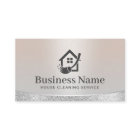 House Logo Home Cleaning & Maid Service Silver