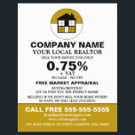 House Logo, Realtor, Estate Agent Advertising Flyer<br><div class="desc">House Logo,  Realtor,  Estate Agent Advertising Flyers By The Business Card Store.</div>