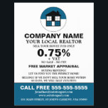 House Logo, Realtor, Estate Agent Advertising Flyer<br><div class="desc">House Logo,  Realtor,  Estate Agent Advertising Flyers By The Business Card Store.</div>