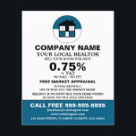 House Logo, Realtor, Estate Agent Advertising Flyer<br><div class="desc">House Logo,  Realtor,  Estate Agent Advertising Flyers By The Business Card Store.</div>