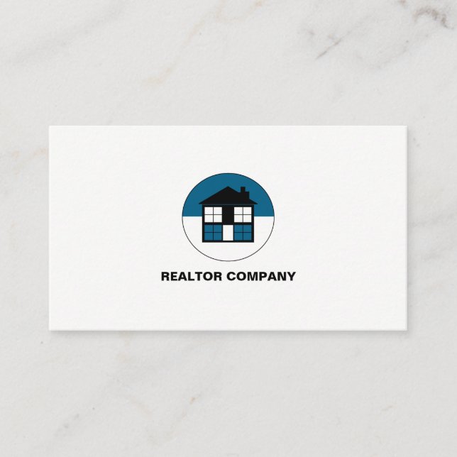 House Logo, Realtor, Estate Agent Business Card (Front)