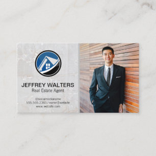 House Logo   Stone   Business Man Business Card