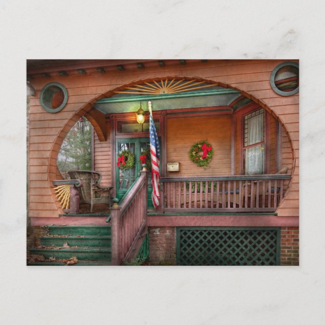 House - Metuchen, NJ - That yule tide spirit Postcard (Front)