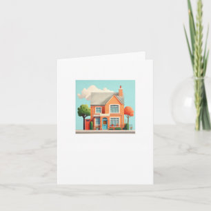 House, modern home card