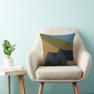 House Mountains Nature House Cushion
