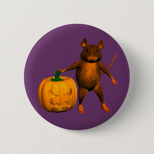 House Mouse 6 Cm Round Badge (Front)