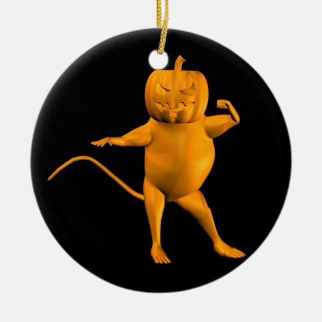 House Mouse Ceramic Tree Decoration (Front)