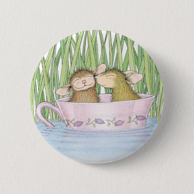 House-Mouse Designs® - 6 Cm Round Badge (Front)