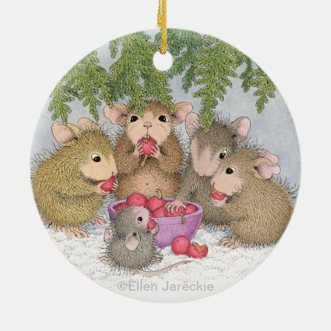 House-Mouse Designs® - Christmas Ornament (Back)