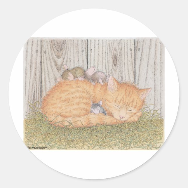House-Mouse Designs® - Classic Round Sticker (Front)