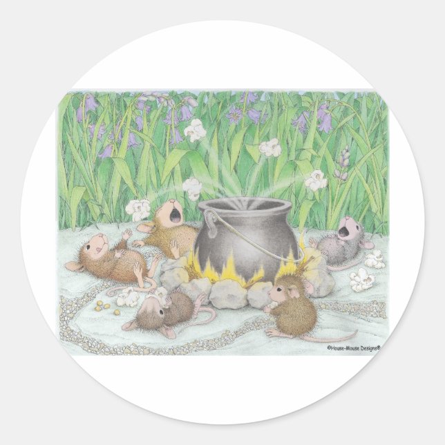 House-Mouse Designs® - Classic Round Sticker (Front)