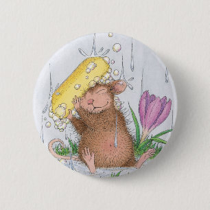 House-Mouse Designs® - Good Clean Fun 6 Cm Round Badge