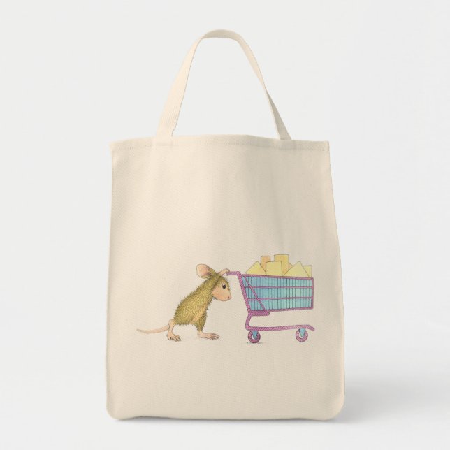 House-Mouse Designs® -  Grocery Tote Bag (Front)